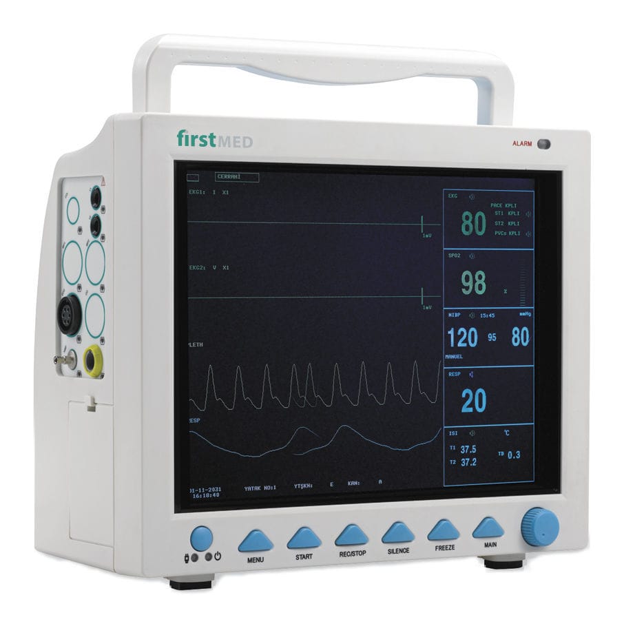 便携式病人监护仪 PM 8000 Trimpeks Healthcare 紧凑型 ECG RESP