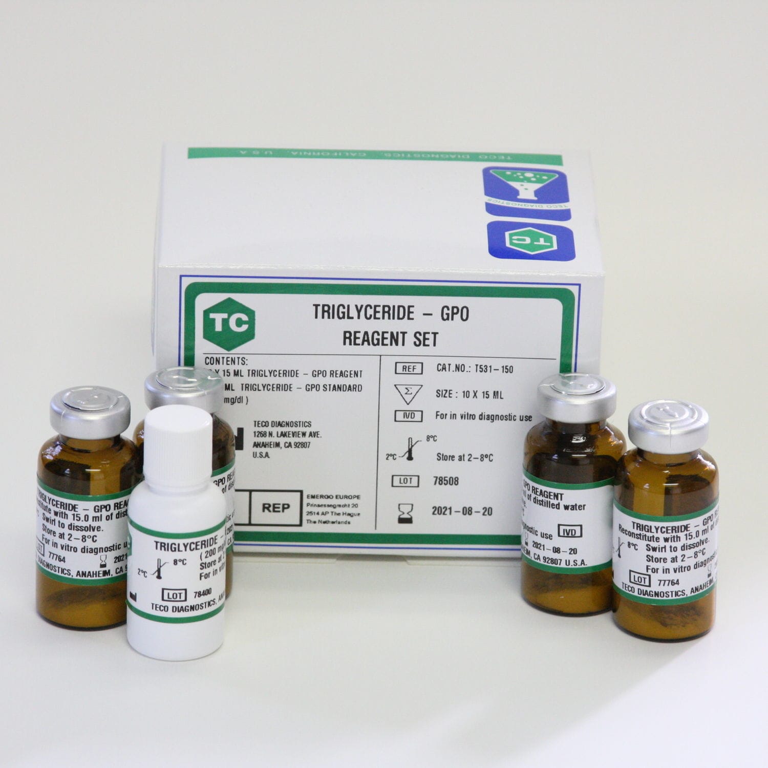产品规格型号 应用:  临床化学 测试对象:  甘油三酯 样本种类:  血清
