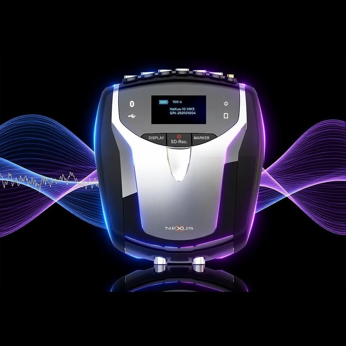 精神生理学病人监护仪- NeXus | 10 MK3 - Mind Media - 台面式/ ECG / RESP