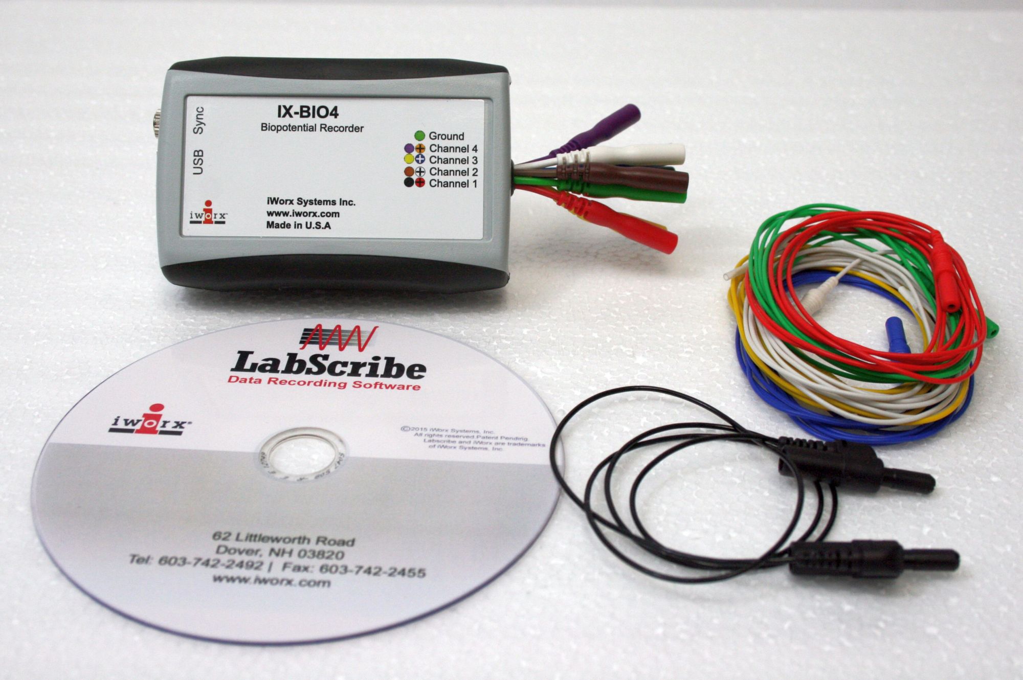 动物ECG心电图系统/ 4通道- IX-BIO4-SA - iWorx - 用于小型动物