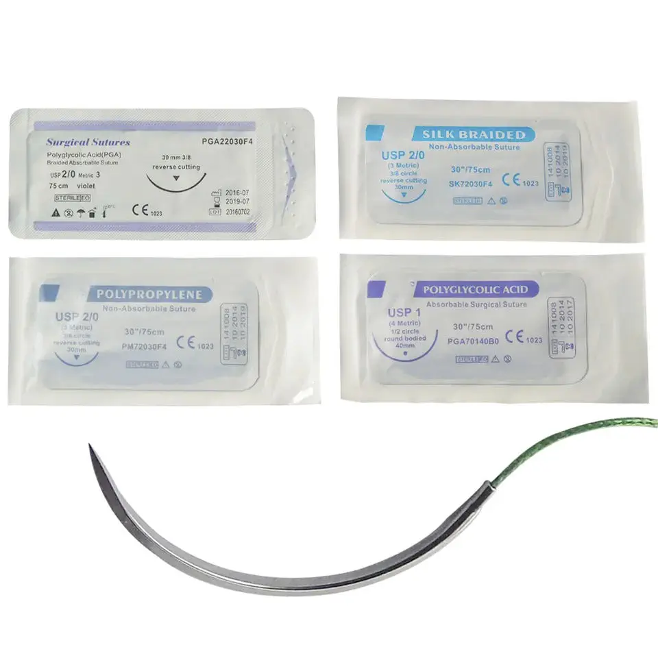 不可吸收缝合线- L104066D - HWTAi - 综合外科手术/ 8-0 / 5-0