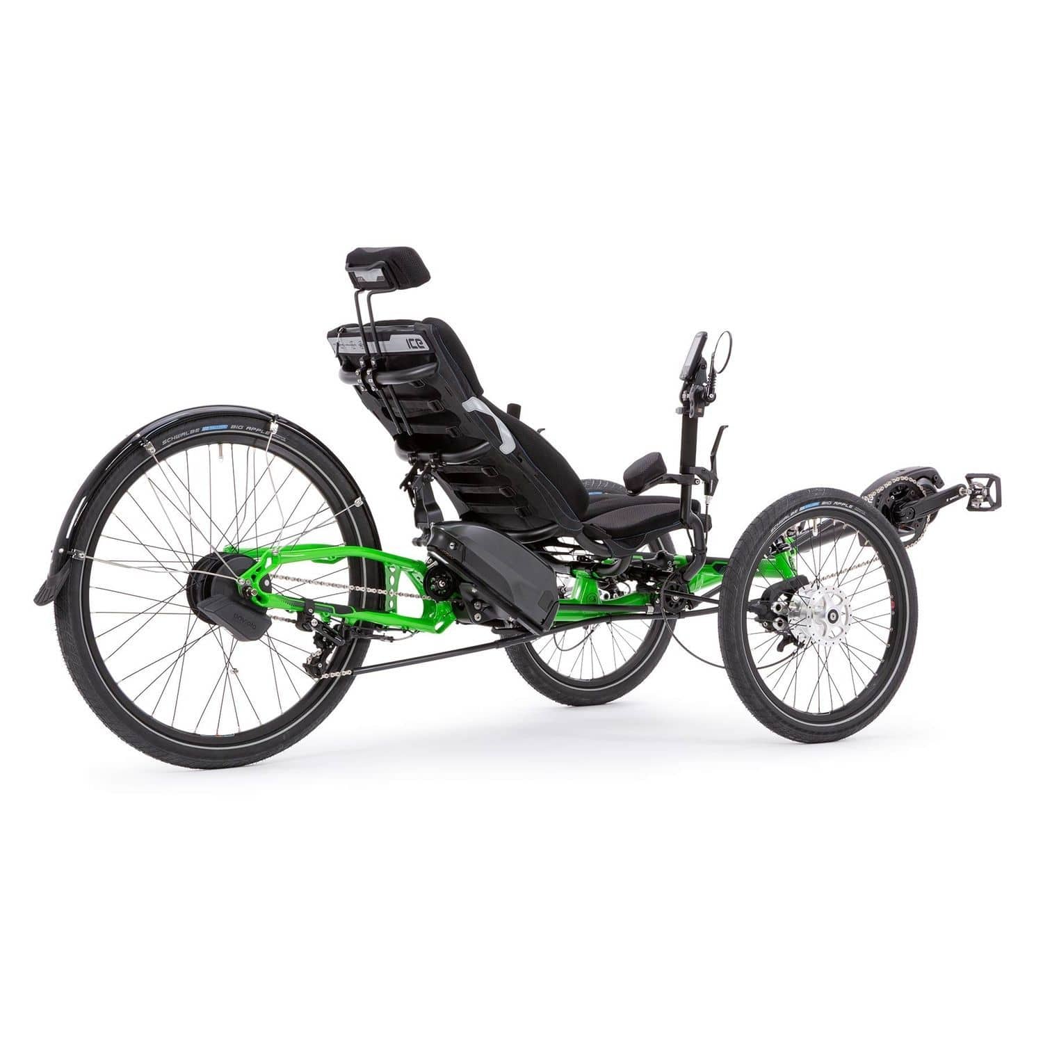 脚踏式躺式三轮车- ADVENTURE HD - ICE Trikes - 成人/ 绿色/ 蓝色