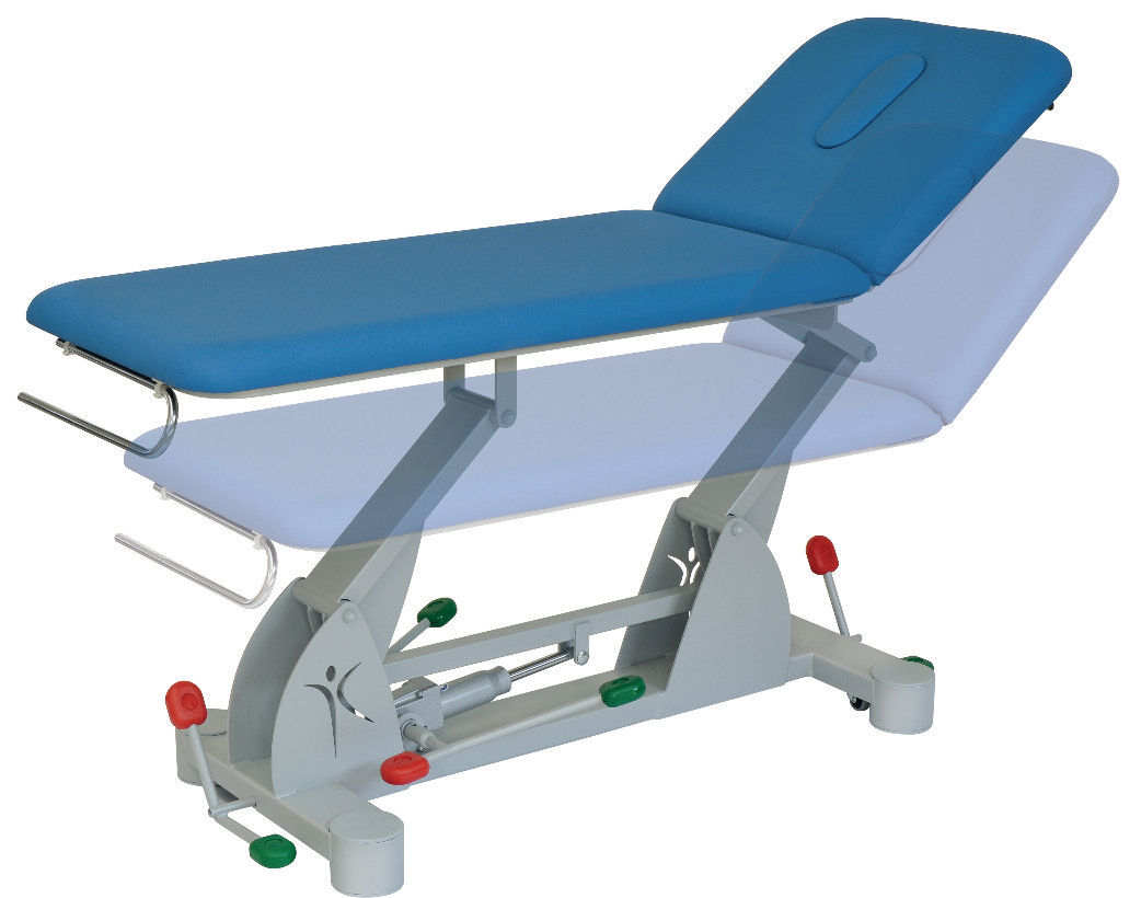 液压按摩床- 14900 - Inmoclinc - 滑轮/ 可调靠背高度/ 2分区式