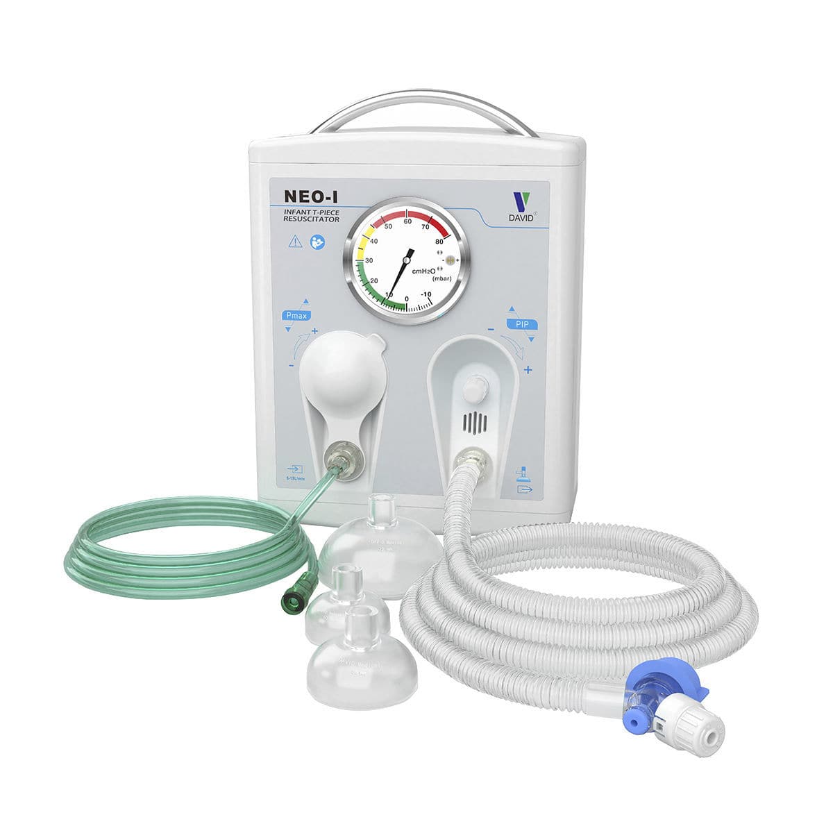 新生儿人工复苏器- NEO-I - Ningbo David Medical Device - 用于急救护理/ 带面具/ 气动