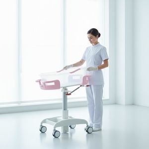 可调高度医用婴儿床