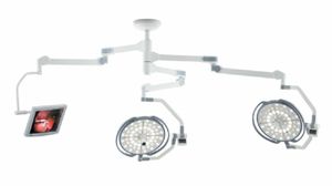 吊顶无影灯 / LED / 带摄像机 / 2 臂式