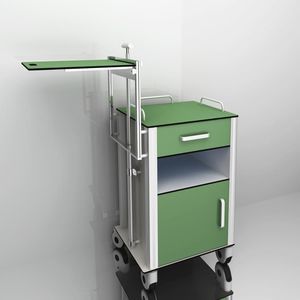 带滑轮床头柜 1