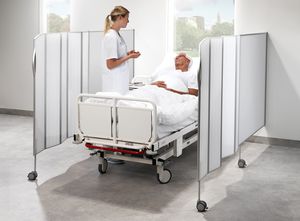 折叠医用隔断