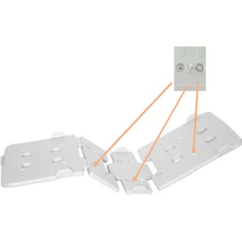 塑料背板担架 - PX305 - Pinxing Medical Equipment