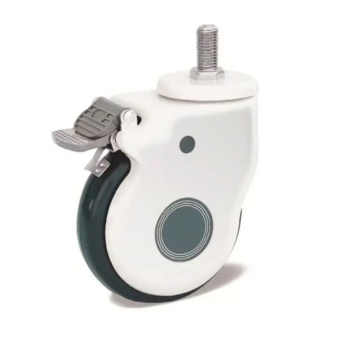 医院病床轮子 - PX504A - Pinxing Medical Equipment - 带制动装置 / 橡胶 / 旋转