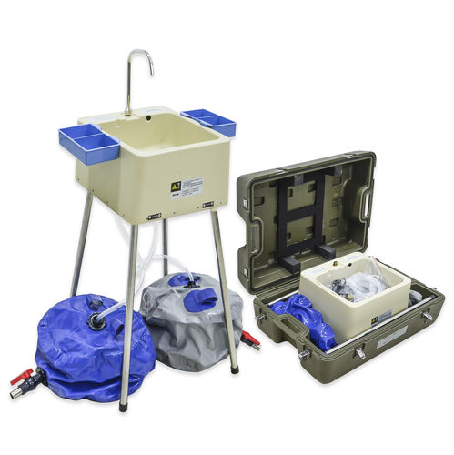 1台式外科洗手池 - PX2019 - Pinxing Medical Equipment - 不锈钢 / 电子控制