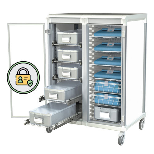 医院用推车 - SECURED CART FOR CSSD - Pegasus Medical Concepts - 用于消毒材料 / 通用 / 用于器械