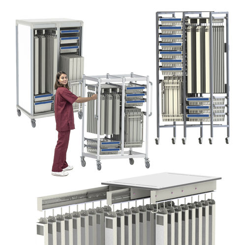 医用推车 - Catheter Storage and Transportation - Pegasus Medical Concepts - 导管 / 运输 / 存储