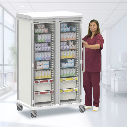 医用手推车 - Pegasus Medical Concepts - 用于无菌物品 / 运输 / 存储