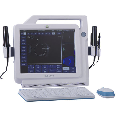 便携式B超机 - EUS-2600 - US Ophthalmic - 用于眼科超声检查 / 黑白 / 触摸屏