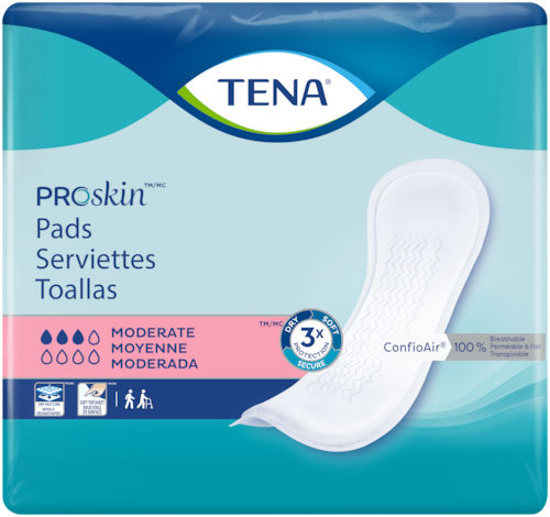 女性卫生巾 - PROSKIN MODERATE - TENA - 呼吸