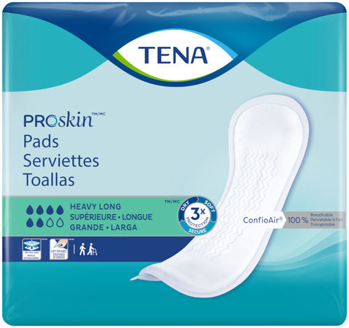 女性卫生巾 - PROSKIN HEAVY LONG - TENA - 呼吸