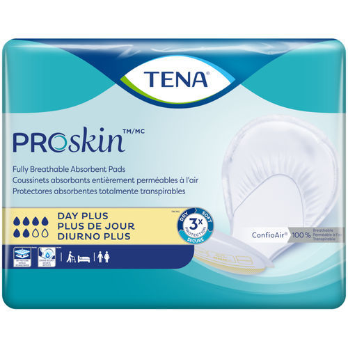 成人卫生巾 - PROSKIN DAY PLUS - TENA - 呼吸 / 每盒40