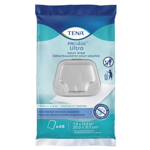 身体卫生清洁湿巾 - ProSkin Ultra - TENA - 48个装