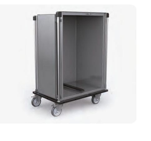 医用柜 - 204X series - Nuova BN - 带滑轮 / 不锈钢 / 灰色