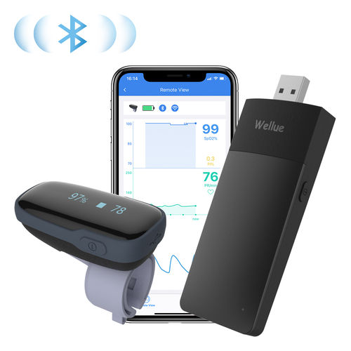 脉搏碳氧血氧测定仪 / 无线型 - Oxylink remote - Shenzhen Viatom Technology Co., Ltd.