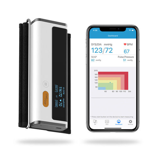 便携式病人监护仪 - BP2 - Shenzhen Viatom Technology Co., Ltd. - ECG / 心跳频率 / 血压