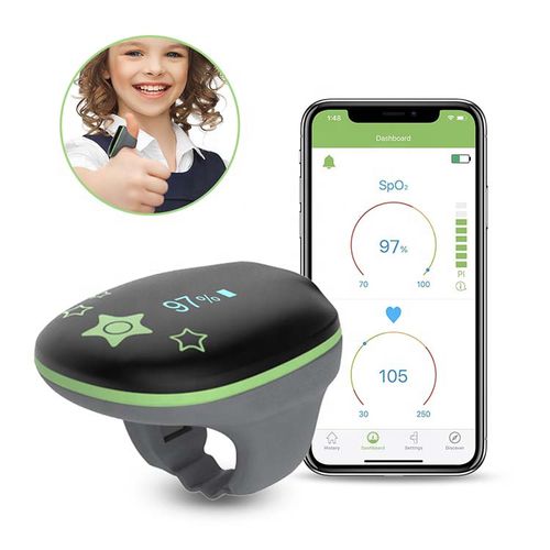 环形脉搏血氧仪 - KidsO2 - Shenzhen Viatom Technology Co., Ltd. - CPAP疗法 / 居家护理 / 儿科