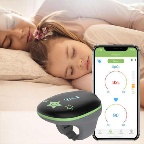 环形脉搏血氧仪 - KIDS O2 - Shenzhen Viatom Technology Co., Ltd. - CPAP疗法 / 居家护理 / BPCO