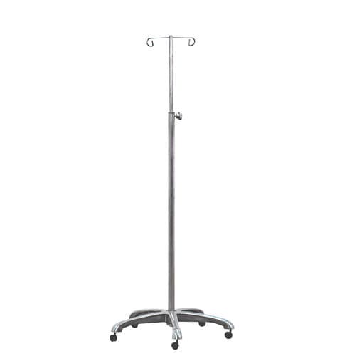 带滑轮输液架 - BIHR008B - BiHealthcare - 2 个钩子