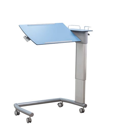 带滑轮床边桌 - BIHT200A - BiHealthcare - 可调高度