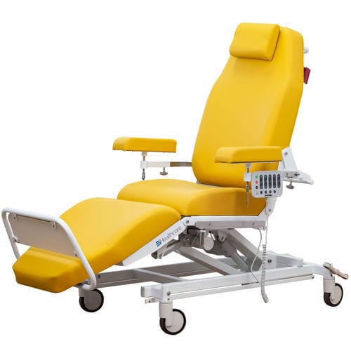 电动血液透析床 - BIHA500E - BiHealthcare - 3分区式 / 透析 / 带滑轮
