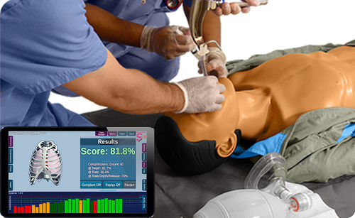 急救护理医学教学模型 - ALS Pro - SmartMan - 用于气管插管 / 人工通气 / 心肺复苏CPR