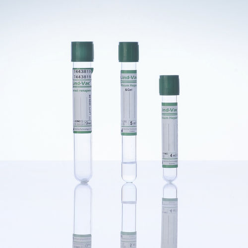 实验室采样管 - LIND-VAC® HG series PRP - OÜ InterVacTechnology - 用于等离子分析 / 圆形底部 / 等离子