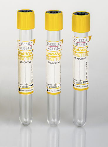 实验室试管 - LIND-VAC®  - OÜ InterVacTechnology - 锥形 / 尿液 / 塑料