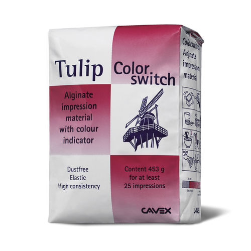藻酸盐牙科材料 - Tulip Colorswitch - Cavex Holland BV - 用于印模托盘