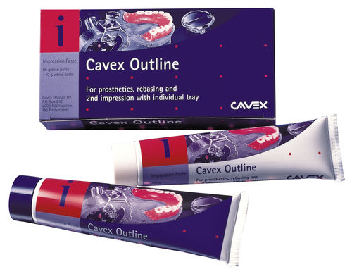 印模托盘牙科材料 - Outline - Cavex Holland BV - 白色