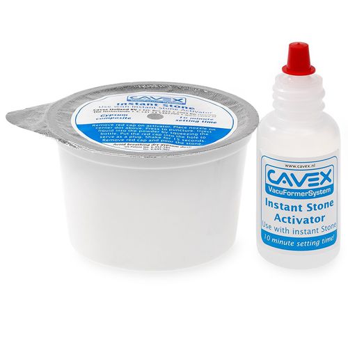 石膏牙科材料 - Instant Stone - Cavex Holland BV - 合成 / 用于印模托盘 / 流动式