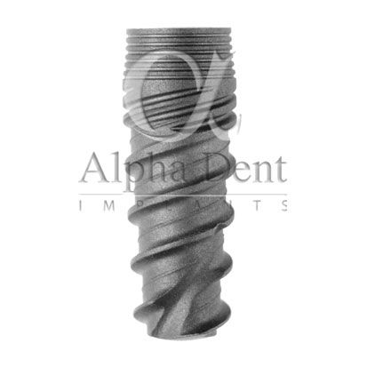 锥形牙齿植入物 - Active Plus - Alpha Dent Implants - 钛 / 内部