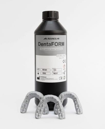 树脂材质牙科材料 - DentaFORM - ASIGA - 用于治疗固定托 / 用于运动护齿套 / 液体