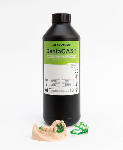 树脂材质牙科材料 - DentaCAST - ASIGA - 流动式 / 用于3D打印 / 用于牙冠