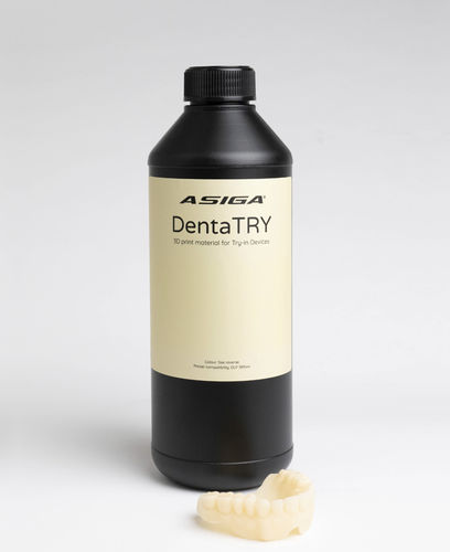 树脂材质牙科材料 - DentaTRY - ASIGA - 用于印模托盘 / 模型制作 / 用于3D打印