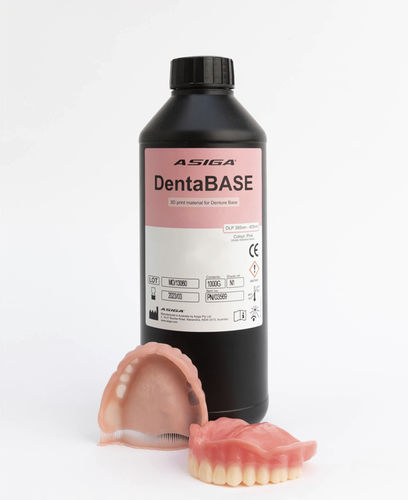 树脂材质牙科材料 - DentaBASE - ASIGA - 用于3D打印 / 用于假牙制造 / 液体