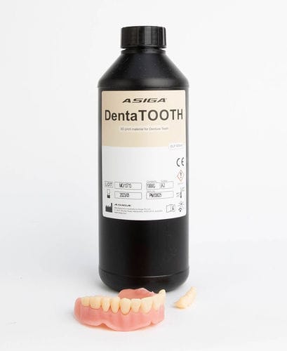 树脂材质牙科材料 - DentaTOOTH - ASIGA - 用于3D打印 / 液体 / 生物相容性