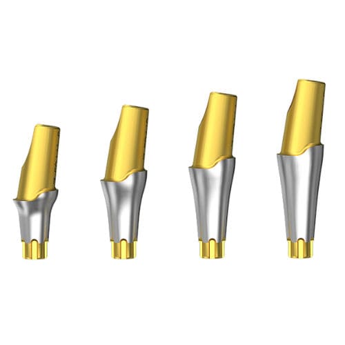 钛种植体基台 - Kontact, Kontact S® 3mm - BIOTECH DENTAL - 内部 / 直线型 / 角形