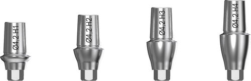 钛种植体基台 - WEEGO.FR - BIOTECH DENTAL - 内部 / 直线型