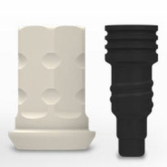 钛种植体基台 - ZERAMEX® P6 - Dentalpoint AG - PEEK / 外部 / 直线型