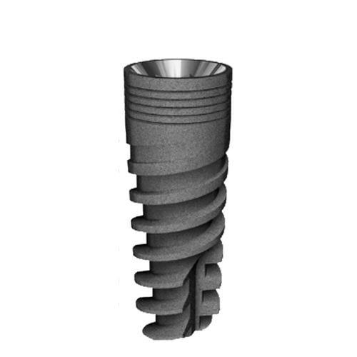 锥形牙齿植入物 - DCL series - Dentin Implants Technologies LTD - 钛 / 内六角形 / 螺旋