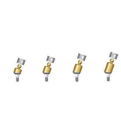 不锈钢种植体基台 - BMA series  - Dentin Implants Technologies LTD - 球形 / 角形 / 多单元斜面