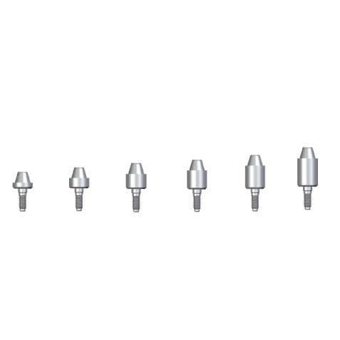 金属种植体基台 - EWU-0011 - Dentin Implants Technologies LTD - 内部 / 直线型 / 多组件