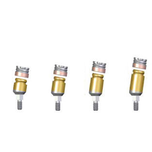 金属种植体基台 - WCA series - Dentin Implants Technologies LTD - 内部 / 角形 / 多单元斜面